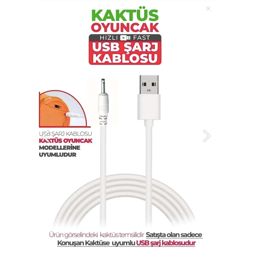 Megamus Konuşan Dans Eden Kaktüs Oyuncak Usb Kablosu Kaktüs şarj Kablosu