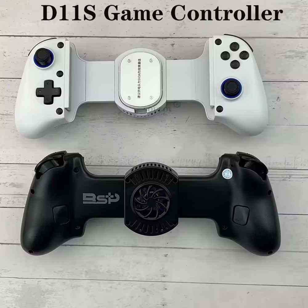 Bsp D11 S Kablosuz Oyun Denetleyicisi Android/apple Ios Tablet Için Ps3/ps4 Gamepad Soğutma fanlı