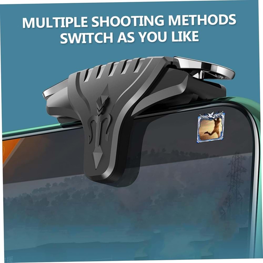 Mobil oyun tetik oyun denetleyicisi Gamepad kaymaz oyunlar Joystick siyah parmak ucu Pubg
