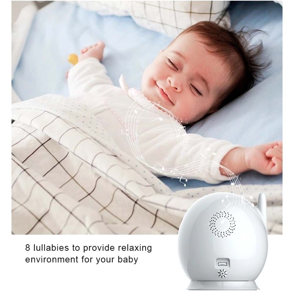 Yüksek Kalite Bebek Izleme Monitörü Kablosuz Gece Görüş ile Iki Yönlü Konuşma