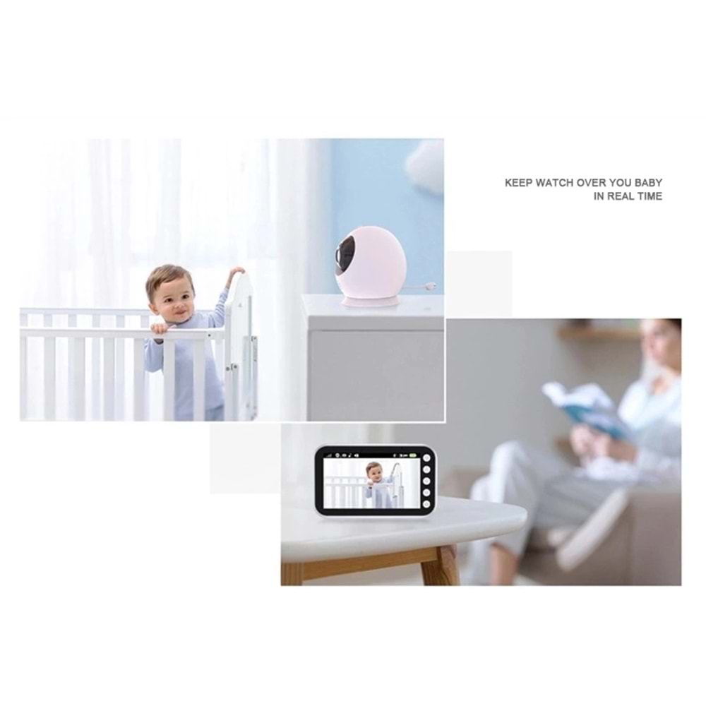 Yüksek Kalite Bebek Izleme Monitörü Kablosuz Gece Görüş ile Iki Yönlü Konuşma