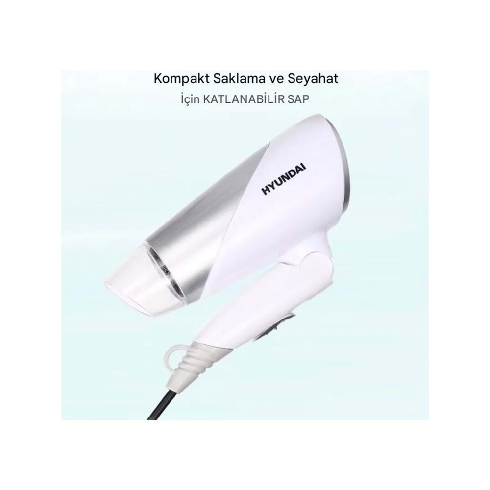 Hyundai Fön Makinesi Saç Kurutma Makinesi HC-123 1200W