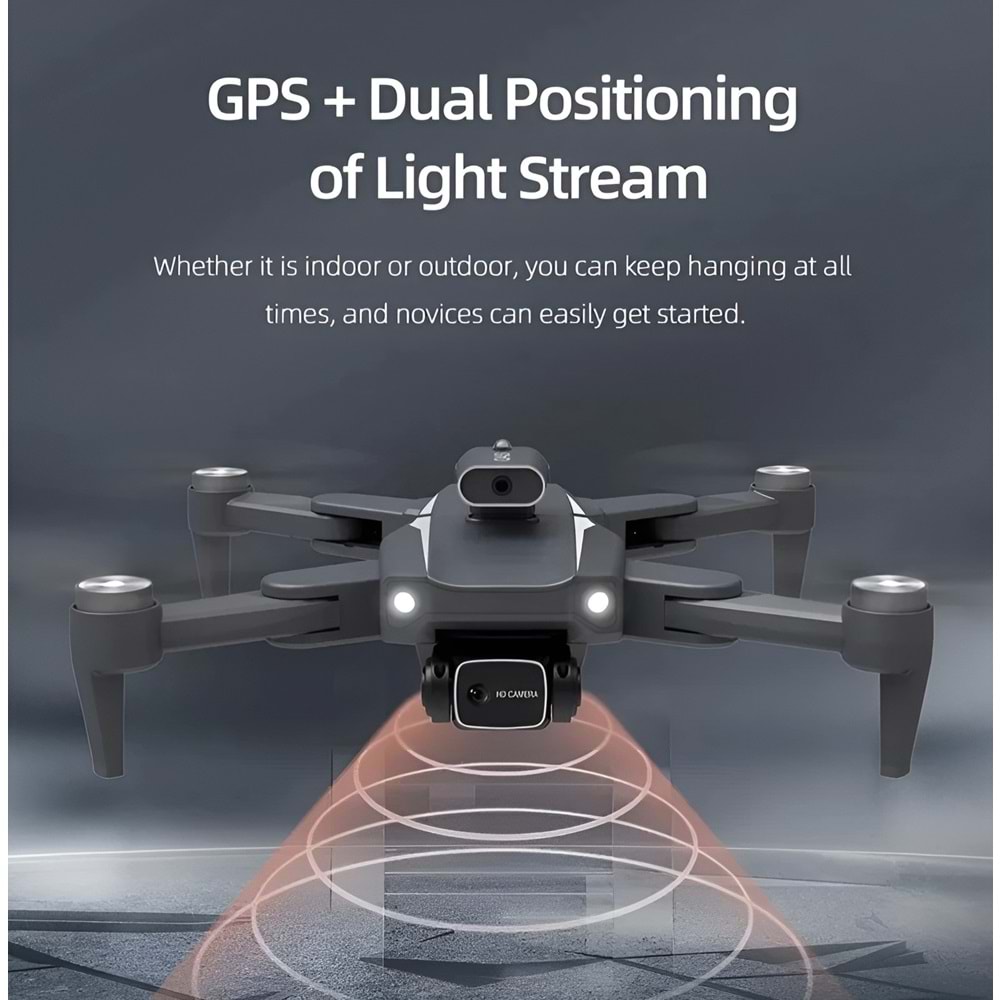 Drone 968 Lazer Sensör Optik Akış Önleme Hd Çift Kamera Fırçasız Motor Profesyonel Drone