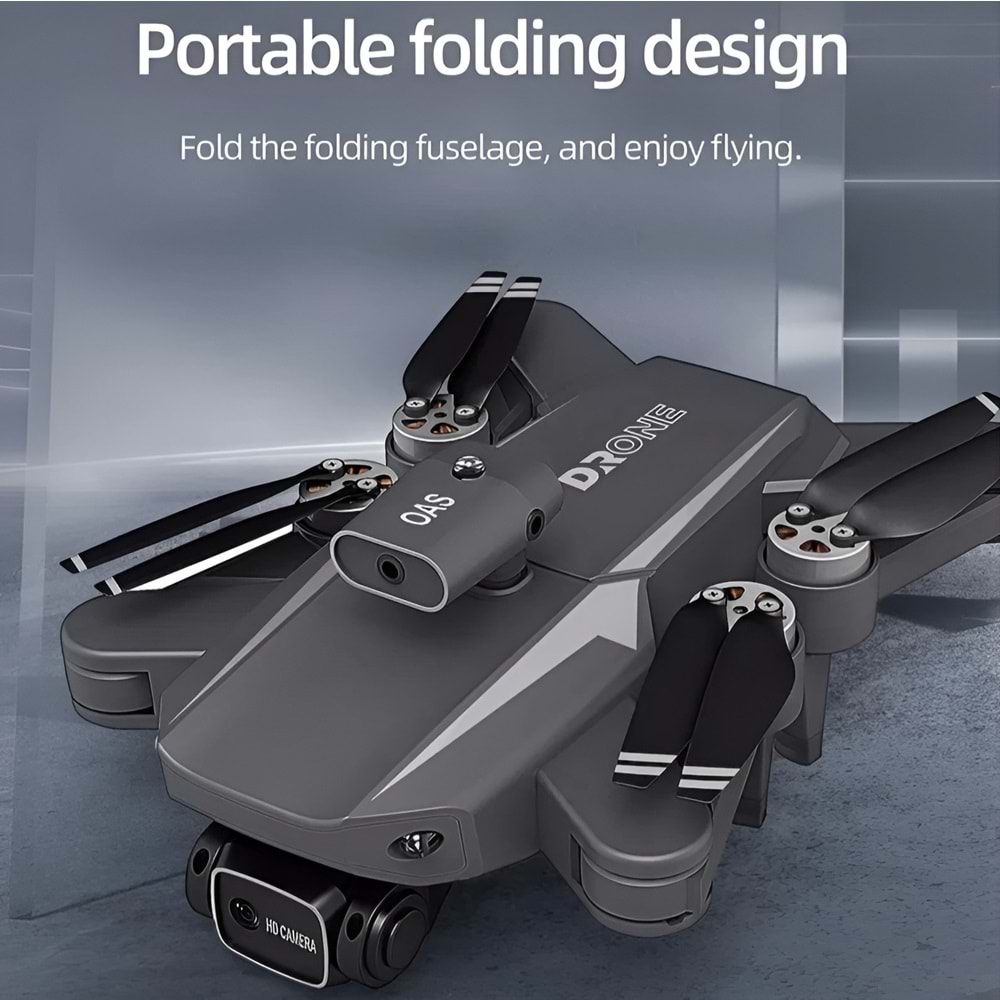 Drone 968 Lazer Sensör Optik Akış Önleme Hd Çift Kamera Fırçasız Motor Profesyonel Drone