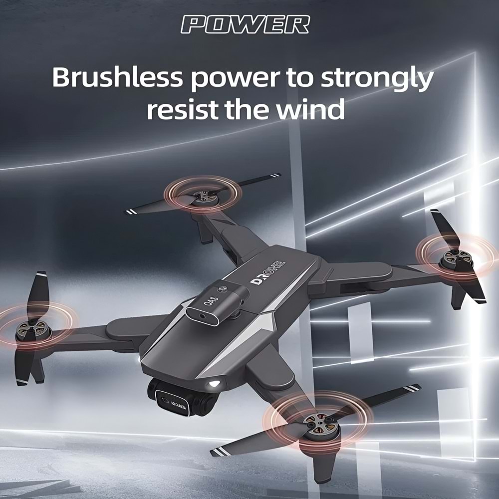 Drone 968 Lazer Sensör Optik Akış Önleme Hd Çift Kamera Fırçasız Motor Profesyonel Drone