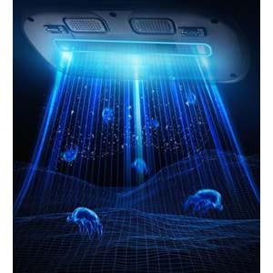 El Süpürgesi Elektrikli Süpürge Elektrikli El Süpürgesi 8KPa Çarşaf Yastık Şarjlı UV-C Işıklı 100W