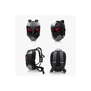 Airstorr Karbon, Led Gözlü Motorcu Sırt Çantası Ledli Sırt Çantası, Telefon Kontrol Kask Taşıma Çant
