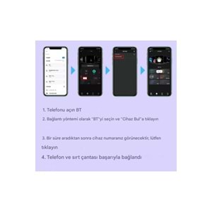 Airstorr Karbon, Led Gözlü Motorcu Sırt Çantası Ledli Sırt Çantası, Telefon Kontrol Kask Taşıma Çant