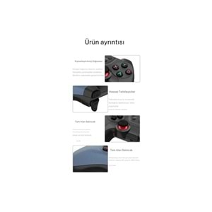 MEGAMUS Joystick Gamepad Çiftli Tv Pc Uyumlu Oyun Konsolu 2.4g Gamepad Double Joystick 2-AD KONSUL M