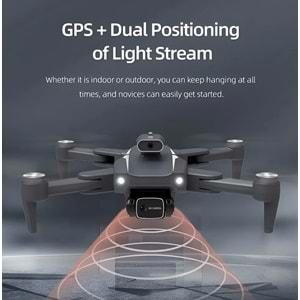 Drone 968 Lazer Sensör Optik Akış Önleme Hd Çift Kamera Fırçasız Motor Profesyonel Drone