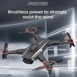 Drone 968 Lazer Sensör Optik Akış Önleme Hd Çift Kamera Fırçasız Motor Profesyonel Drone