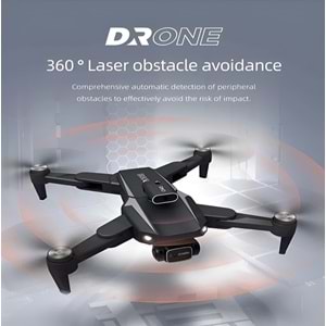 Drone 968 Lazer Sensör Optik Akış Önleme Hd Çift Kamera Fırçasız Motor Profesyonel Drone