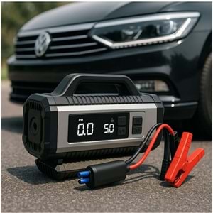 MEGAMUS Yesido VC13 5in1 Araç Akü Acil Durum Takviye Güç Kaynağı ve Hava Kompresörü 12V 150W 10000m