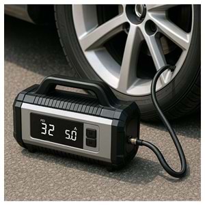 MEGAMUS Yesido VC13 5in1 Araç Akü Acil Durum Takviye Güç Kaynağı ve Hava Kompresörü 12V 150W 10000m