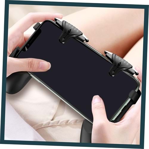 Mobil oyun tetik oyun denetleyicisi Gamepad kaymaz oyunlar Joystick siyah parmak ucu Pubg